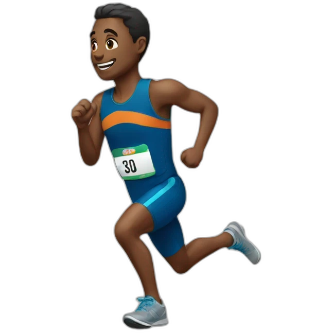 Runner fast emoji