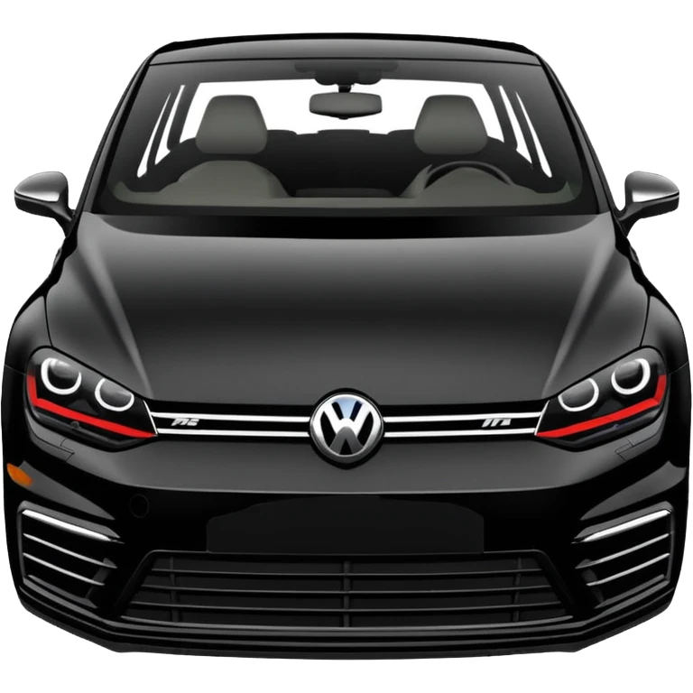 Black Edition Golf R MK7  with no red headlights or grill emoji