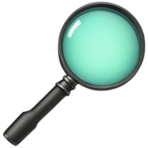 magnifying glass emoji