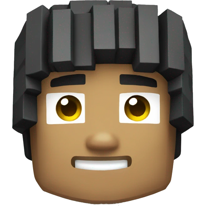A minecraft player with swag emoji