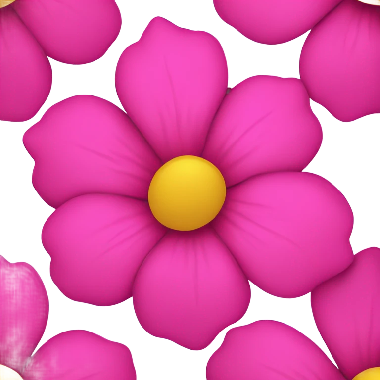 Hot pink flower emoji