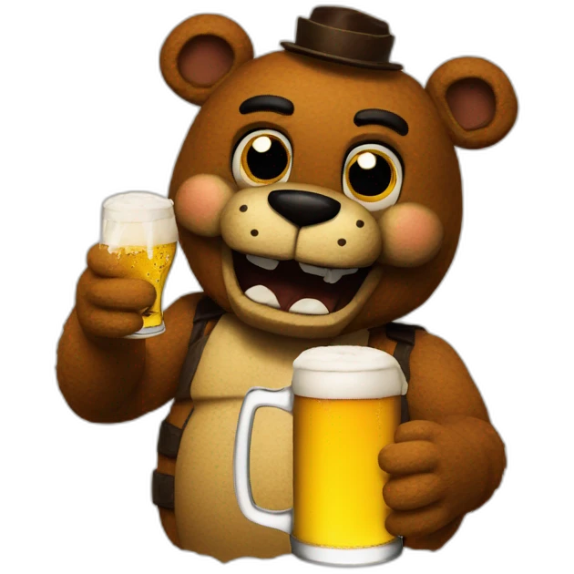 fnaf with a beer emoji