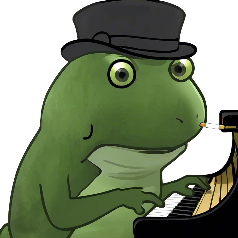 Bufo playing piano  emoji