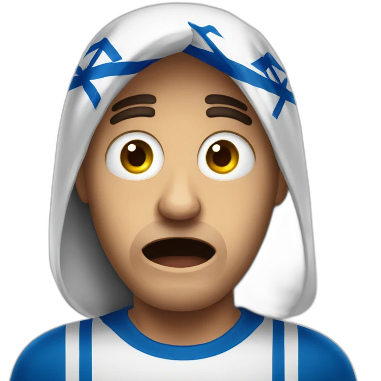israeli scared of european people emoji
