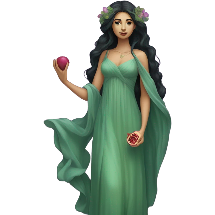 Greek goddess Persephone emoji