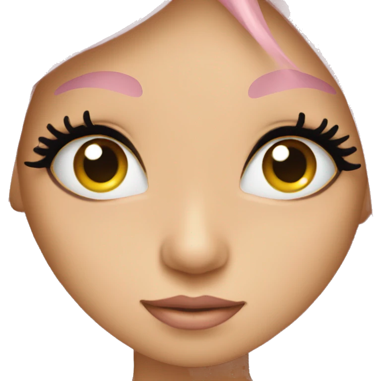 Cute lashes emoji