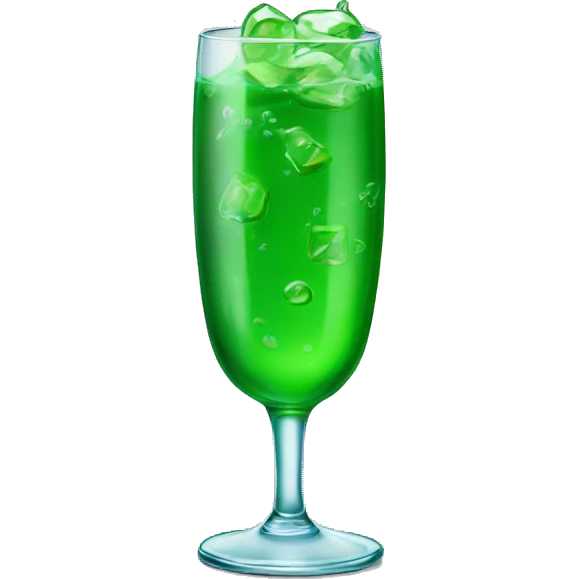 a fresh glass with sprite emoji