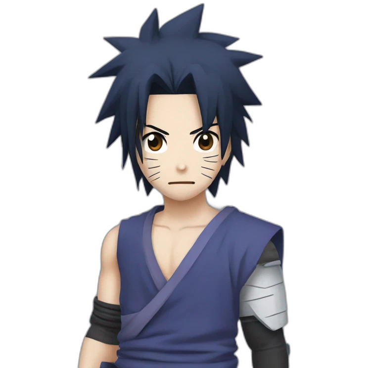 Sasuke Uchiha from "Naruto" emoji