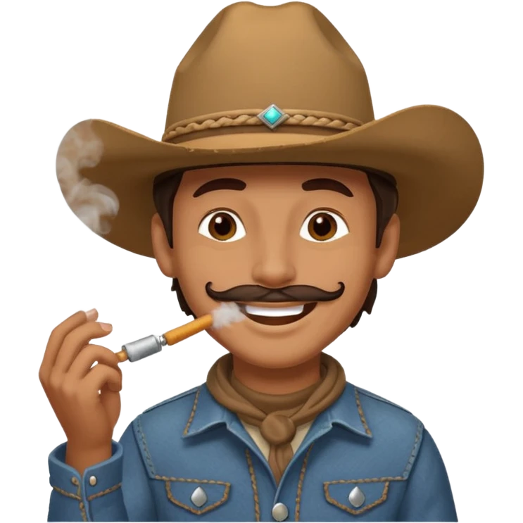  🤠😮‍💨 emoji