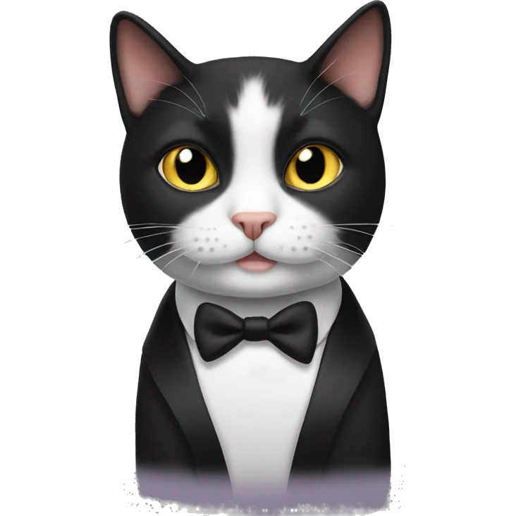 tuxedo cat emoji