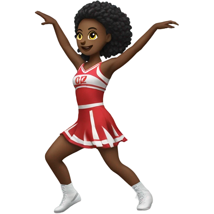 cheerleader dancing emoji
