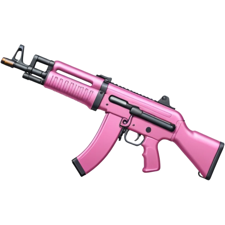 PInk assault rifle emoji