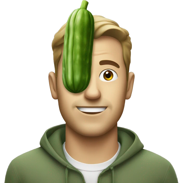 large dill pickle emoji