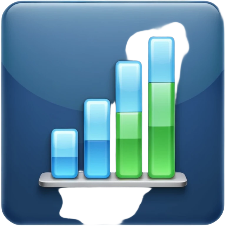 quantity three barplot descending icon emoji