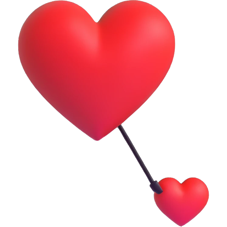 red heart emoji