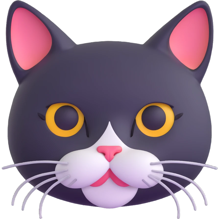 cute cat face emoji