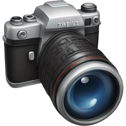 a camera making a photo emoji