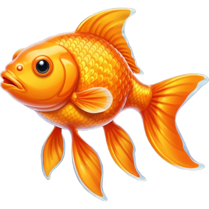 orange goldfish emoji
