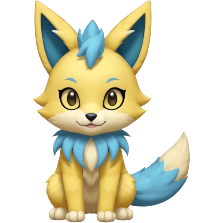 Kawaii adorable big-eyed cute Kemonomimi Nekomimi Japanese Anime Kemono-Style Manectric-Zeraora-Fursuit-furry-fursona emoji