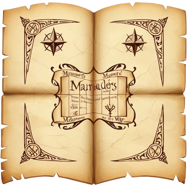 The Marauder's Map emoji