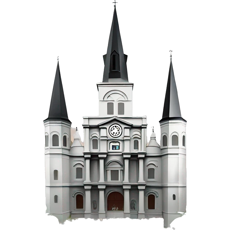 Realistic new orleans st.louis cathedral  emoji