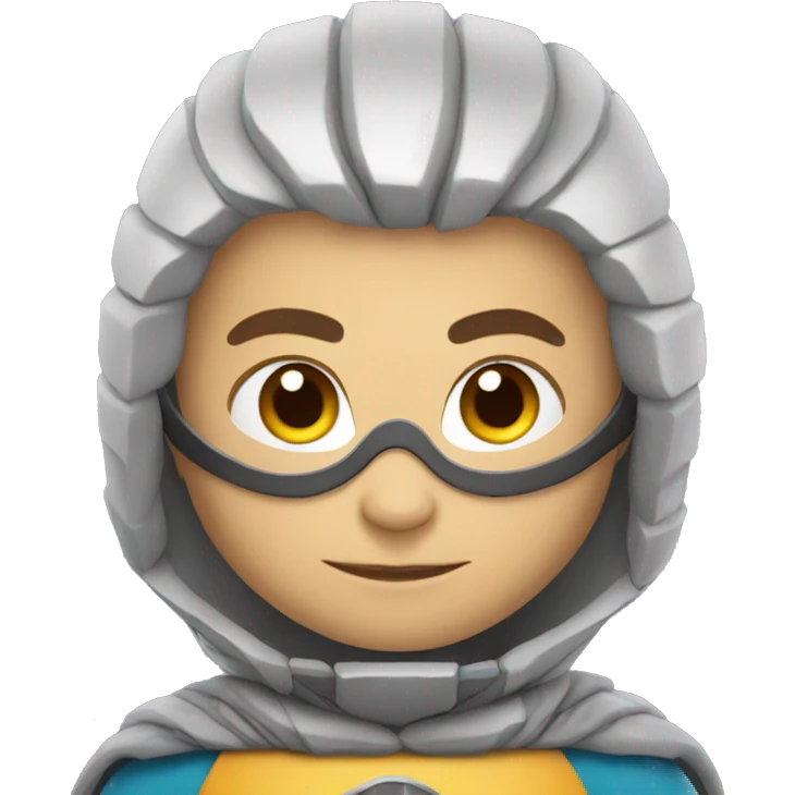 superhero on igloo emoji