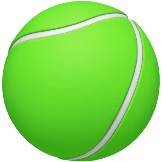 wiffle ball neon green emoji