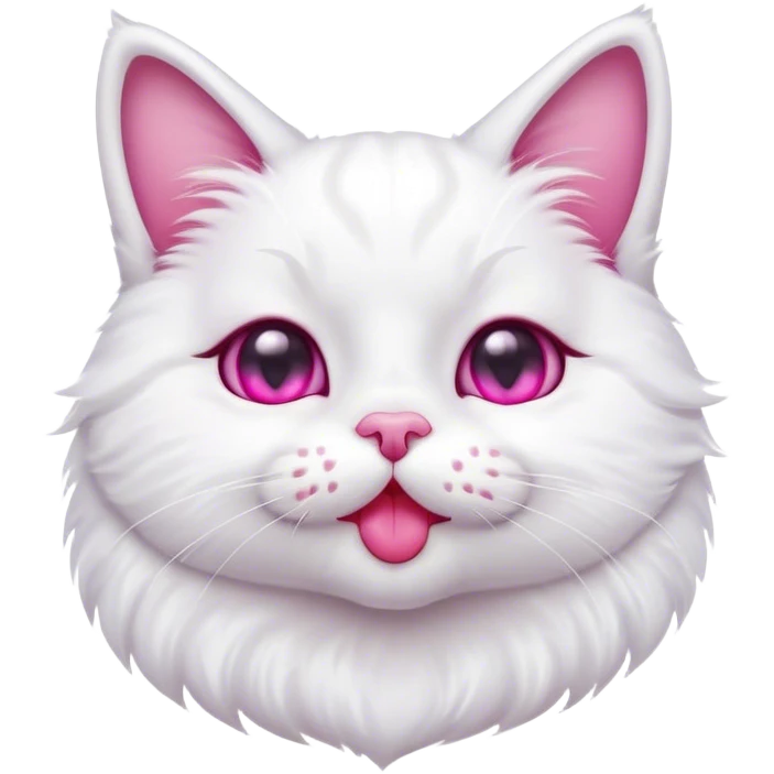 Cat blowing kiss emoji