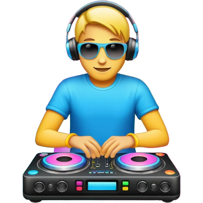 Dj light emoji
