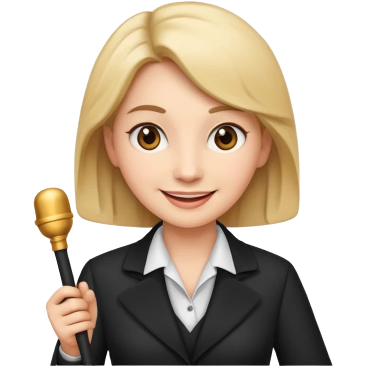 Female music conductor emoji emoji