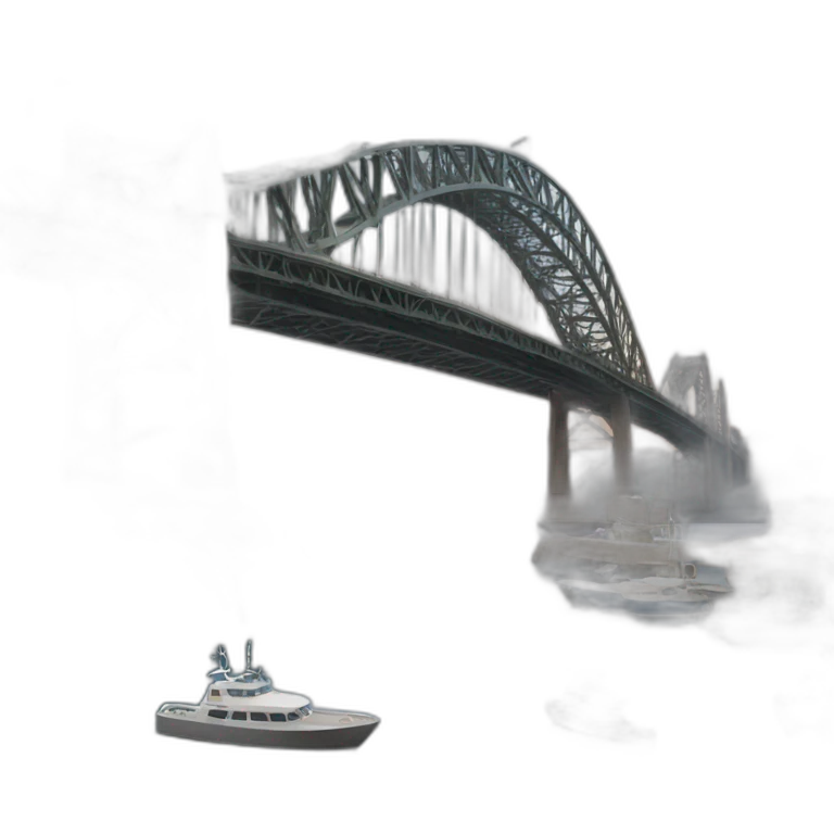 Harbor bridge emoji