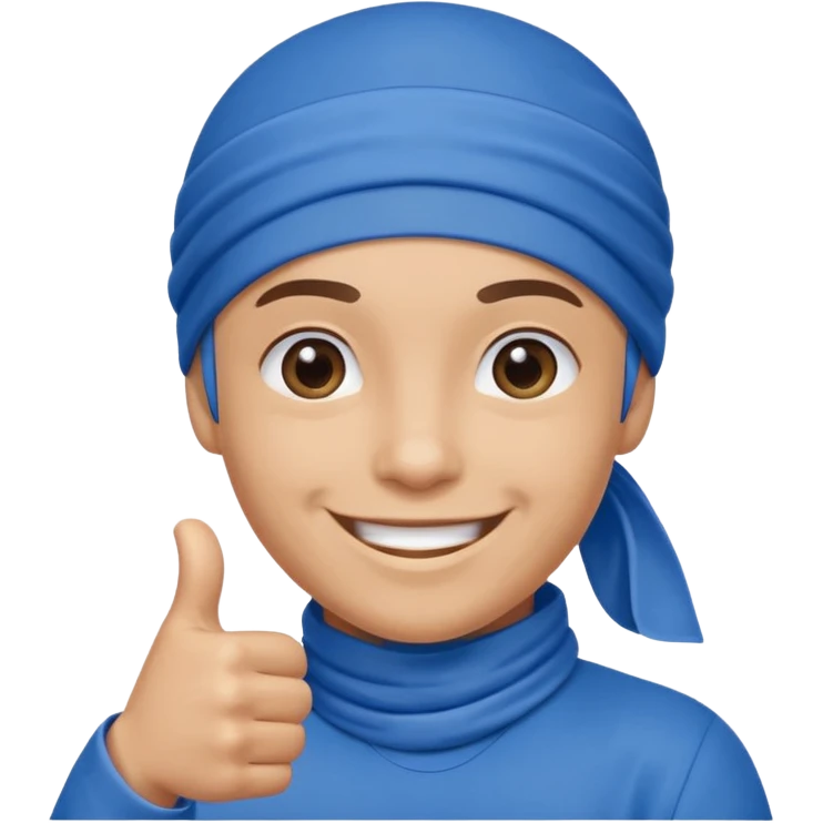 Persona de color con el pulgar arriba y que tengo un taper boricua y más maliante emoji