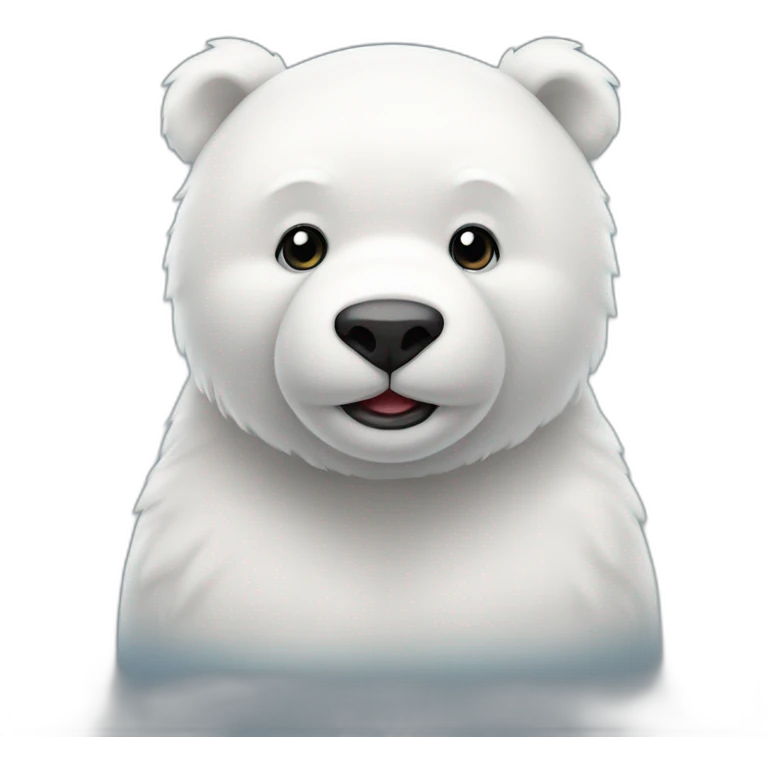 ours polaire sur banquise emoji
