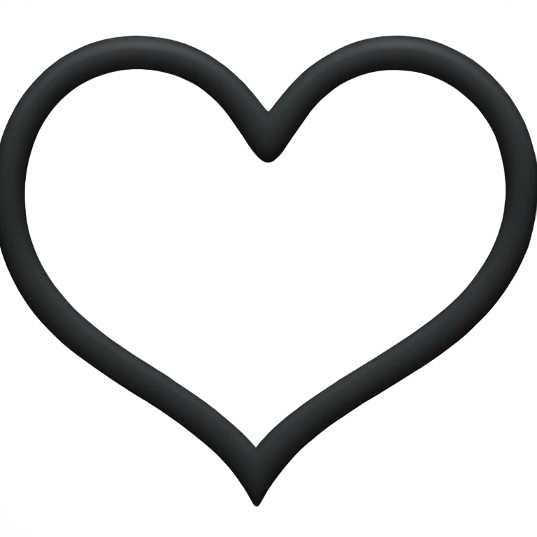 Black heart emoji