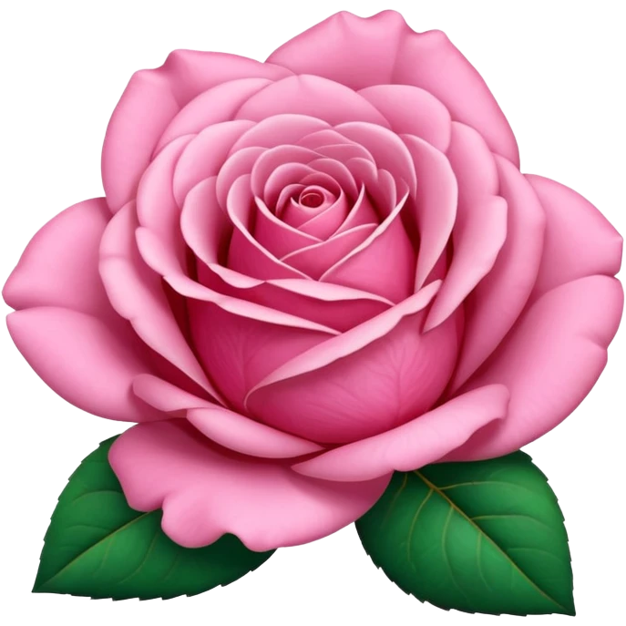 Pink rose emoji