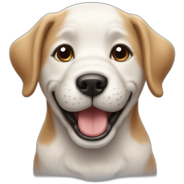 Happy puppy emoji