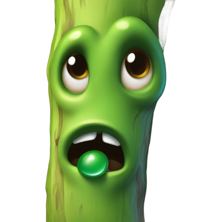 Tree with tree sap emoji