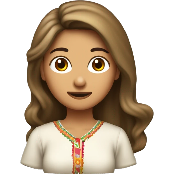 una muchacha mexican sonorense de 50 años con pelo castaño claro paseando a caballo en Bacadehuachi Sonora emoji