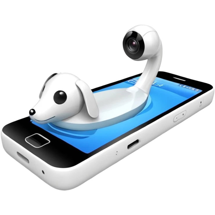 Создай детализированного 3D - персонажа на основе объекта: телефон. Объект превращён в милого персонажа с аккуратным человеческим лицом
 emoji