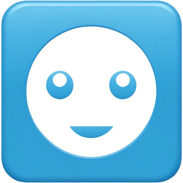 blue square emoji