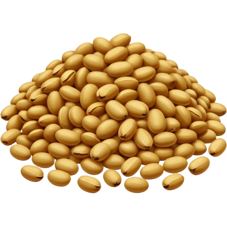 raw beans  emoji