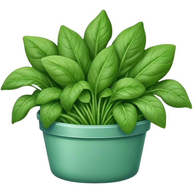 spinach in container emoji