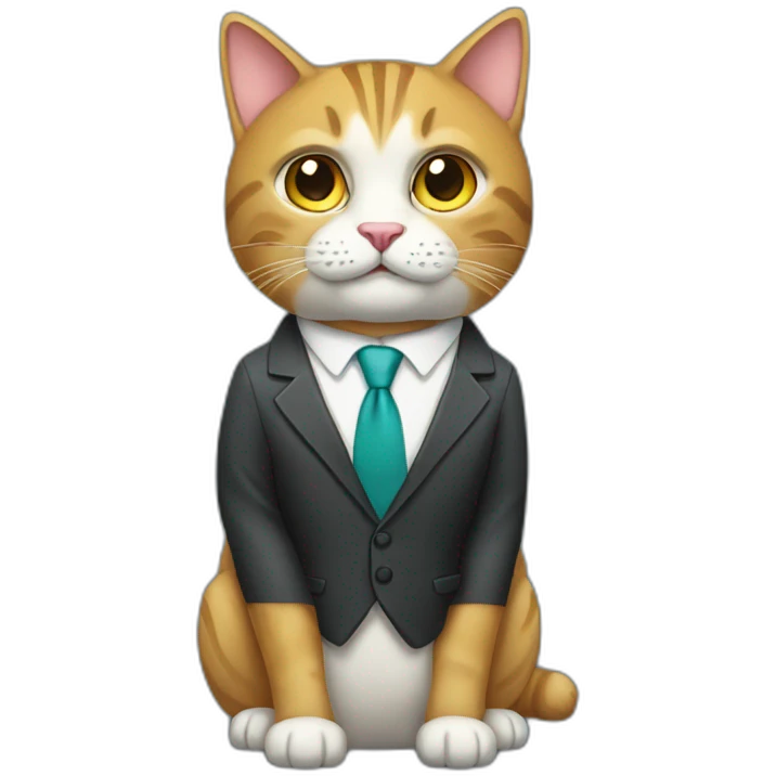 business-cat emoji