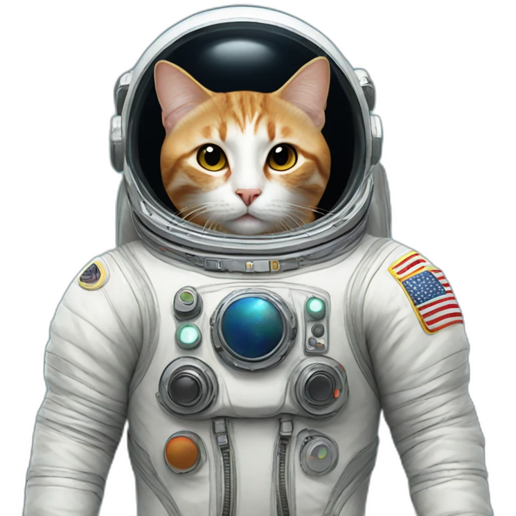 cat in space suit emoji