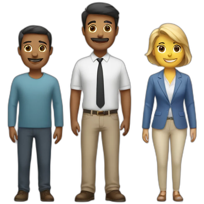 Message Group Of 3 people emoji