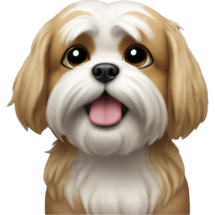 Shitzu dog emoji