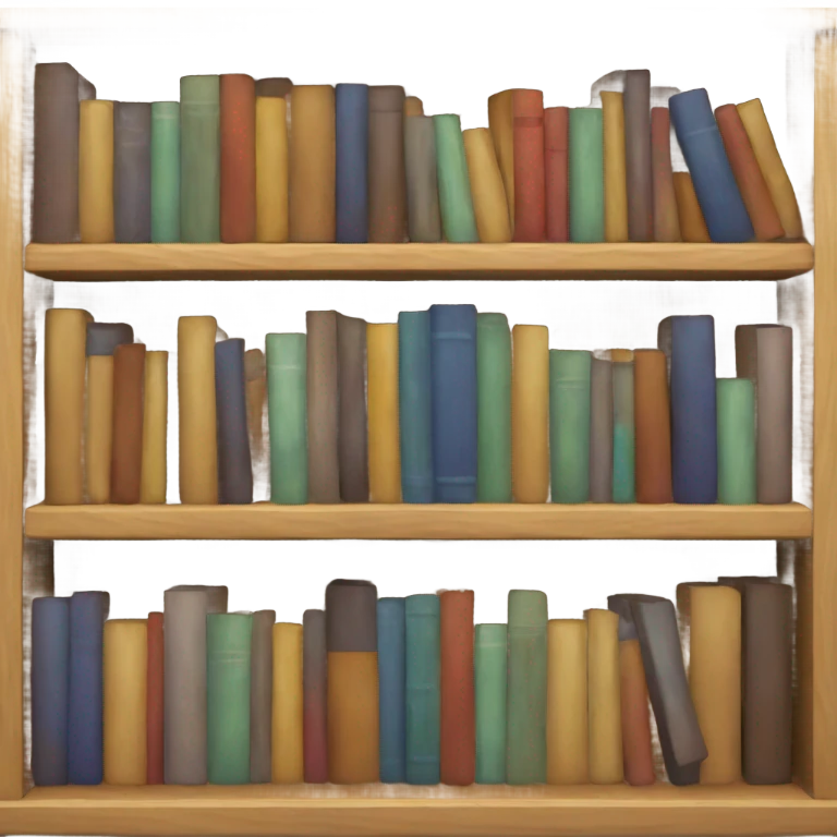 Bookshelf emoji