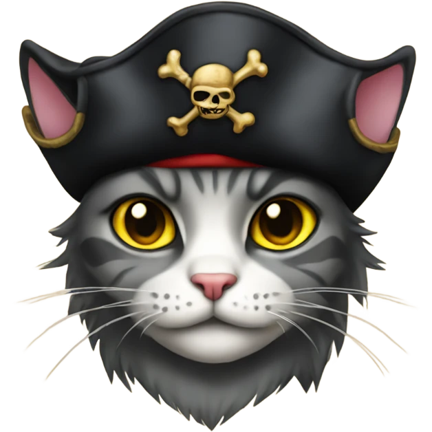 pirate cat emoji