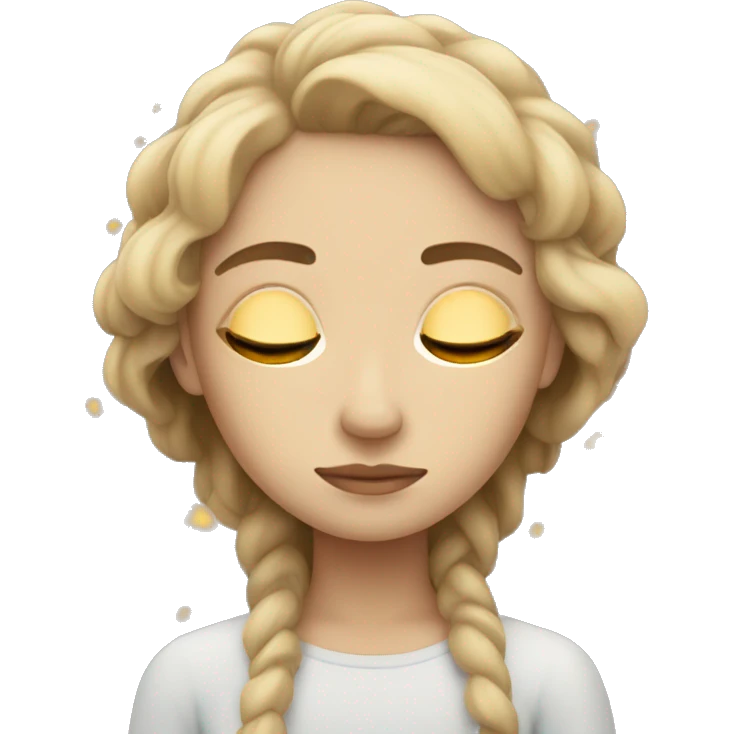 dreaming girl in serenity sick emoji