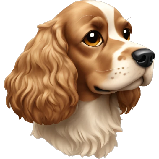 Cocker spaniel dog emoji
